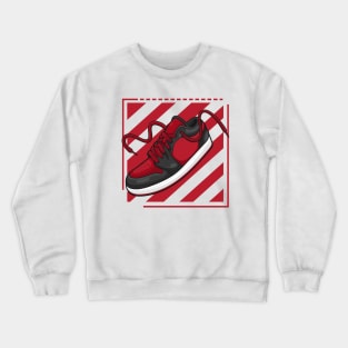 AJ 1 Alternate Bred Toe Sneaker Crewneck Sweatshirt